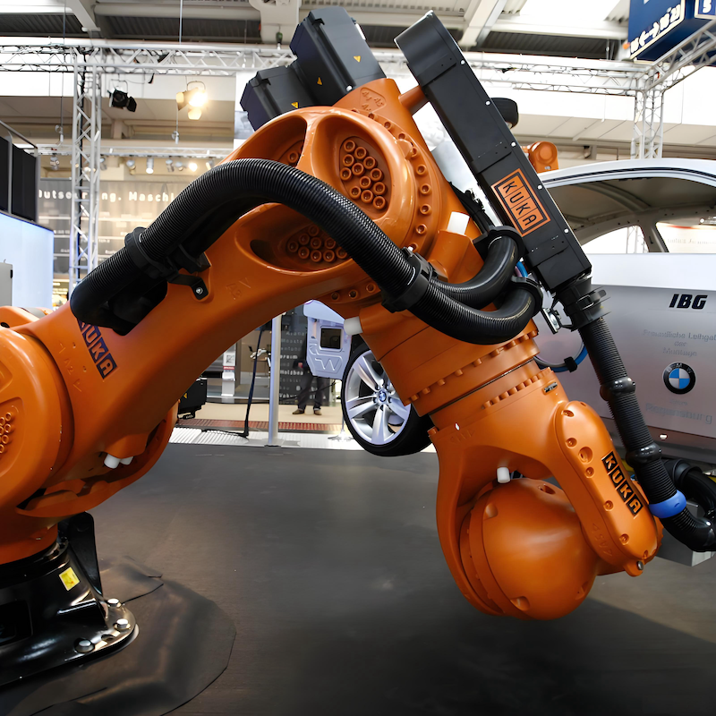 What are the steps for connecting industrial robot cables?--YM ROBOT